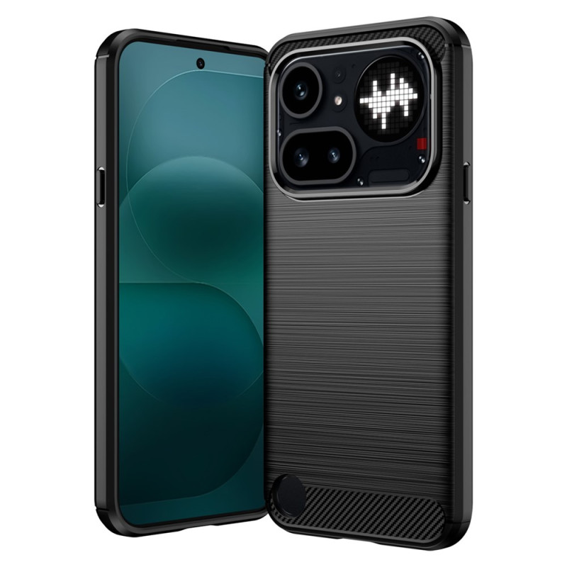 Nothing Phone (4a) Pro harjattu hiilikuitukuori