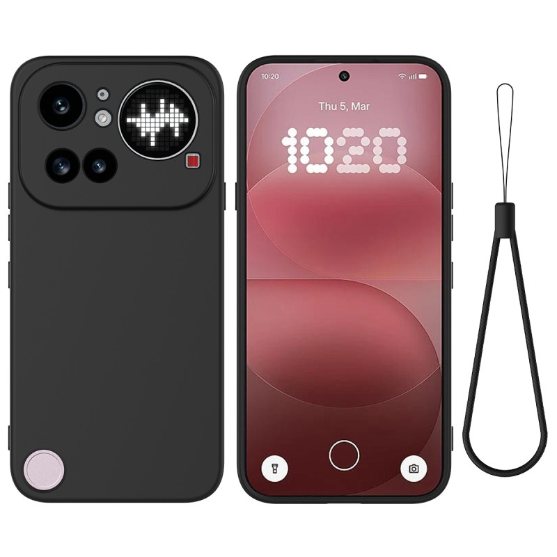 Nothing Phone (4a) Pro Silikoni kantolenkki suojakuori