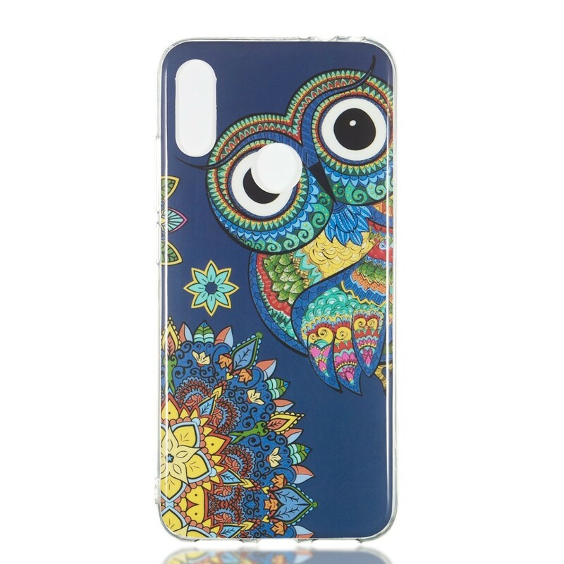 Xiaomi Redmi Note 7 Asia Owl Mandala Fluorescent