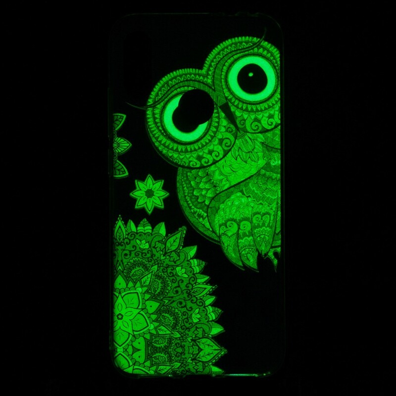 Xiaomi Redmi Note 7 Asia Owl Mandala Fluorescent