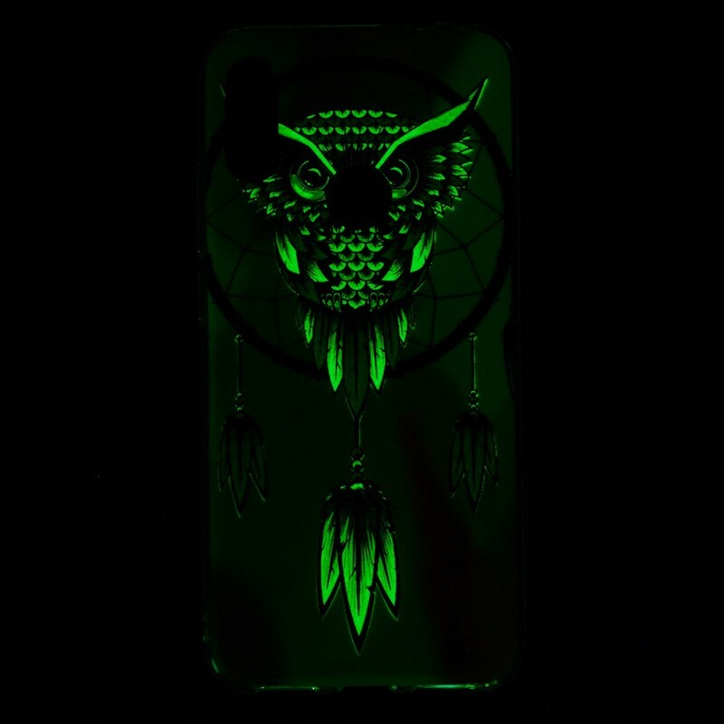 Xiaomi Redmi Note 7 Catchy Owl Case Fluorescent