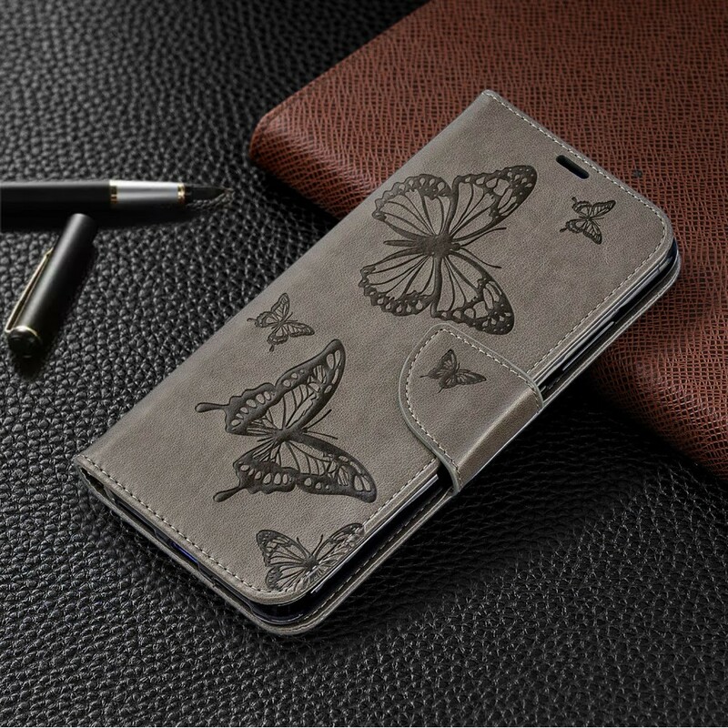 Xiaomi Redmi Note 7 Butterfly painettu hihna tapauksessa