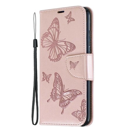 Xiaomi Redmi Note 7 Butterfly painettu hihna tapauksessa