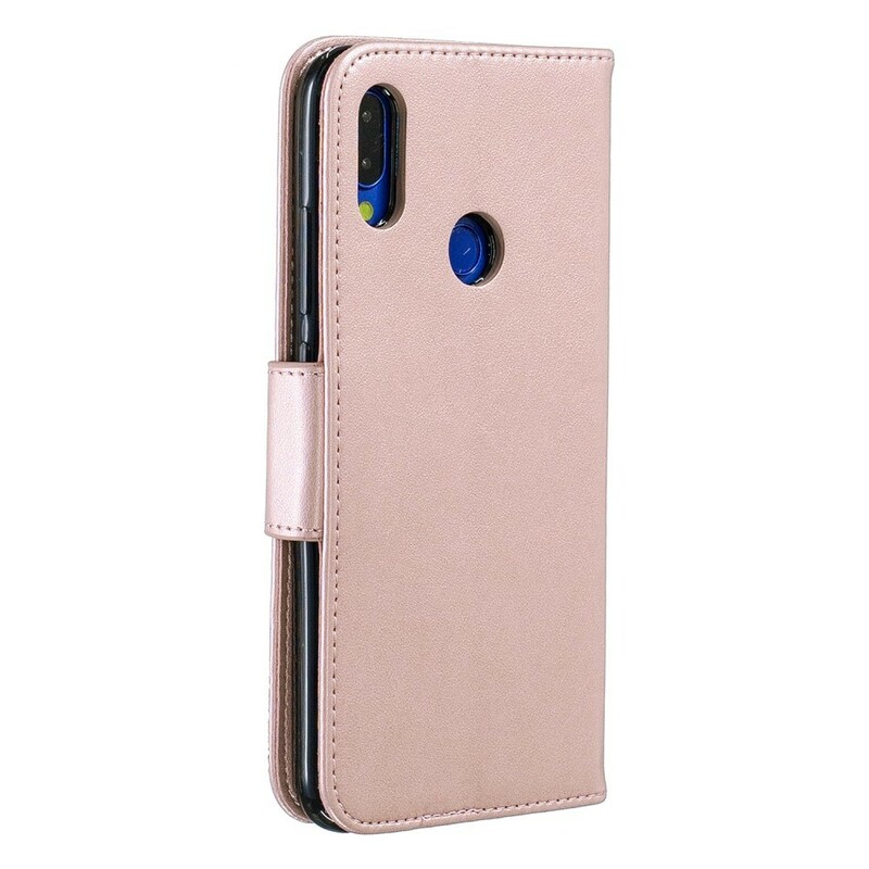 Xiaomi Redmi Note 7 Butterfly painettu hihna tapauksessa Xiaomi Redmi Note 7 Butterfly painettu hihna tapauksessa
