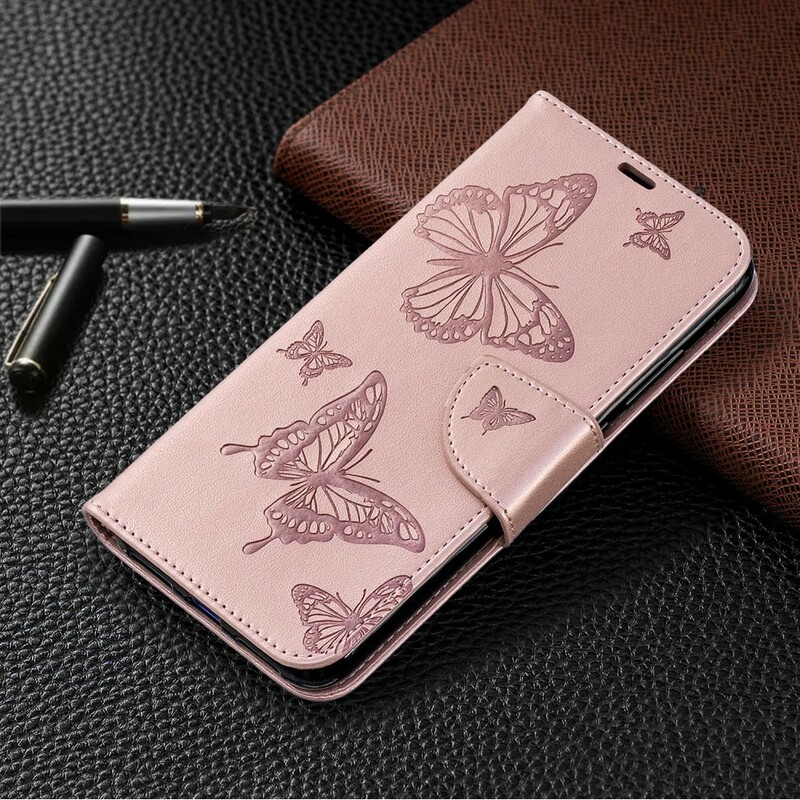 Xiaomi Redmi Note 7 Butterfly painettu hihna tapauksessa Xiaomi Redmi Note 7 Butterfly painettu hihna tapauksessa