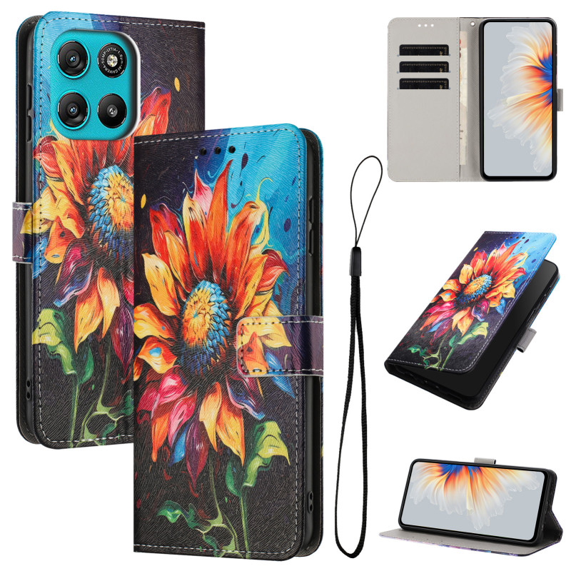 Moto G67 Power / G57 Power auringonkukka suojakuori
