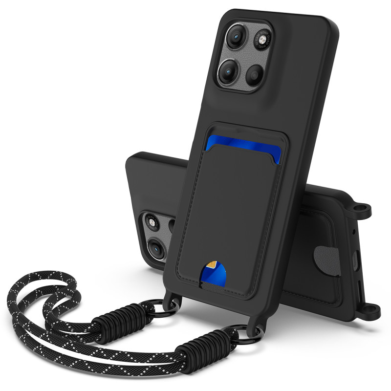 Moto G67 Power / G57 Power kantolenkki Suojakuori Kortti Suojakuori
