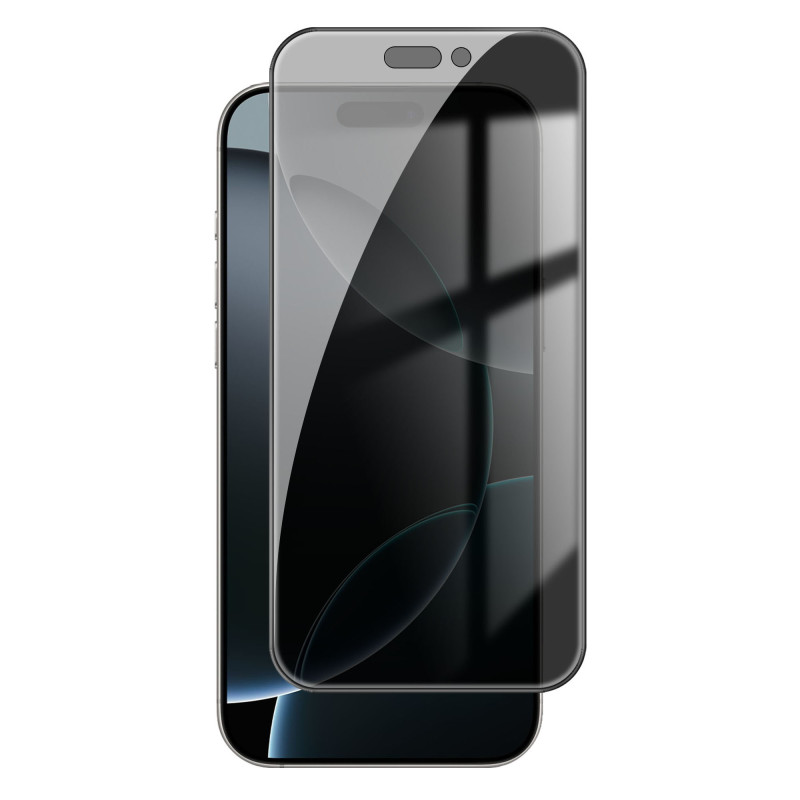 Anti-Spion karkaistu lasisuoja iPhone 16 Pro -näytölle