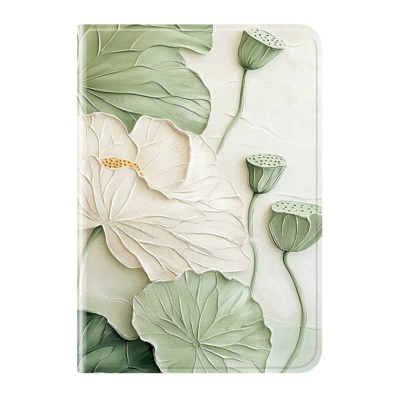 iPad Air 13 (2026) 2025) (2024) / Pro 12.9 Suojakuori Lotus kukkia