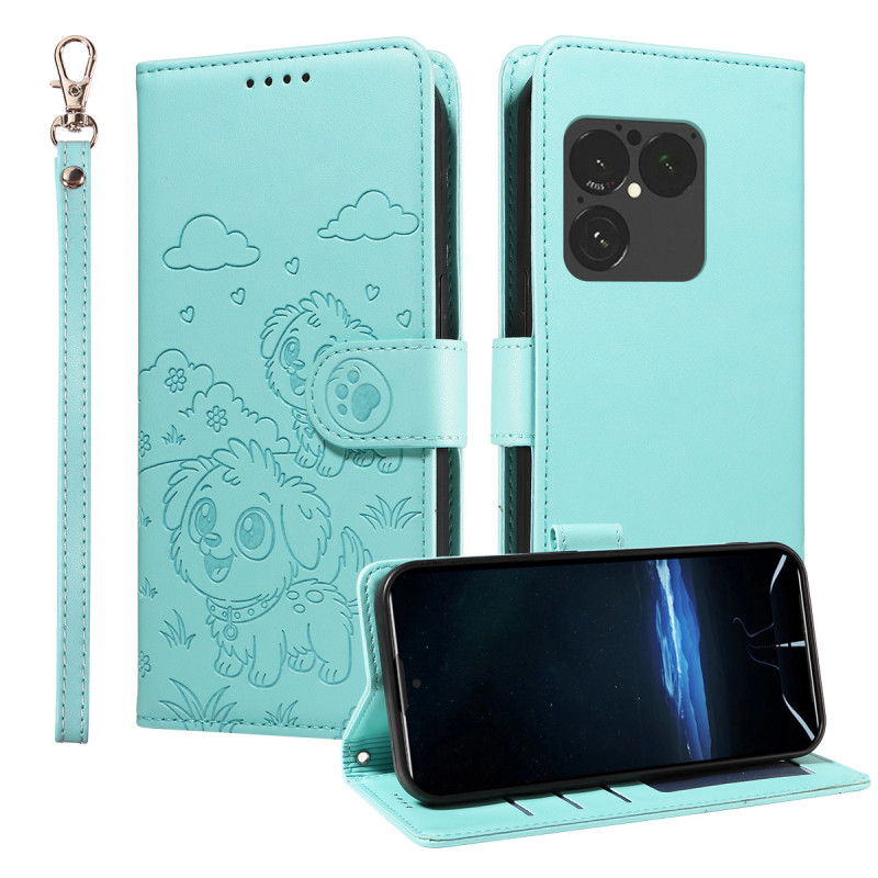 Sony Xperia 1 VIII Kaksi koiraa kantolenkki suojakotelo