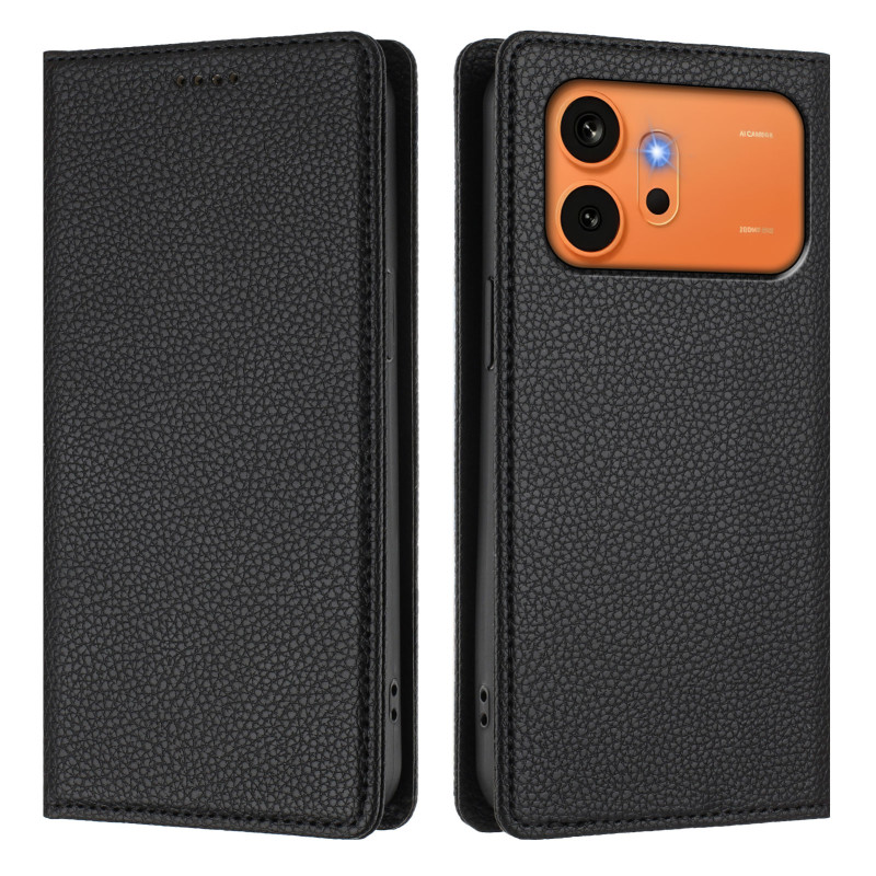 Flip Cover Honor 600 / 600 Pro Litchi (RFID-suojaus)