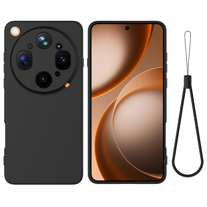 Oppo Find X9 Ultra silikoni suojakuori hihnalla