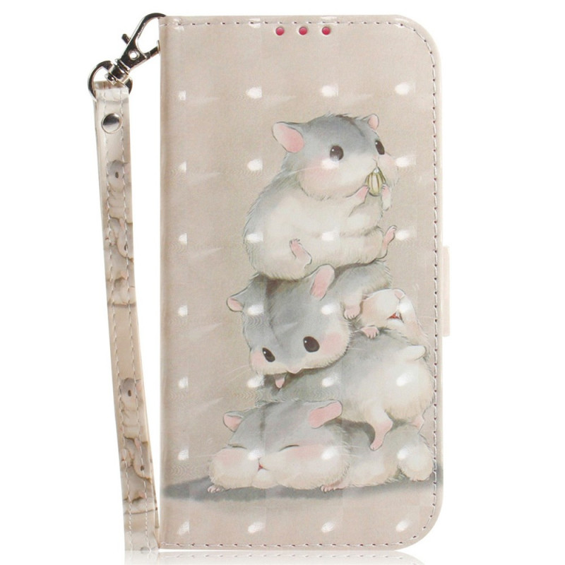 Xiaomi 17 Ultra kantolenkki Hamsters Suojakuori