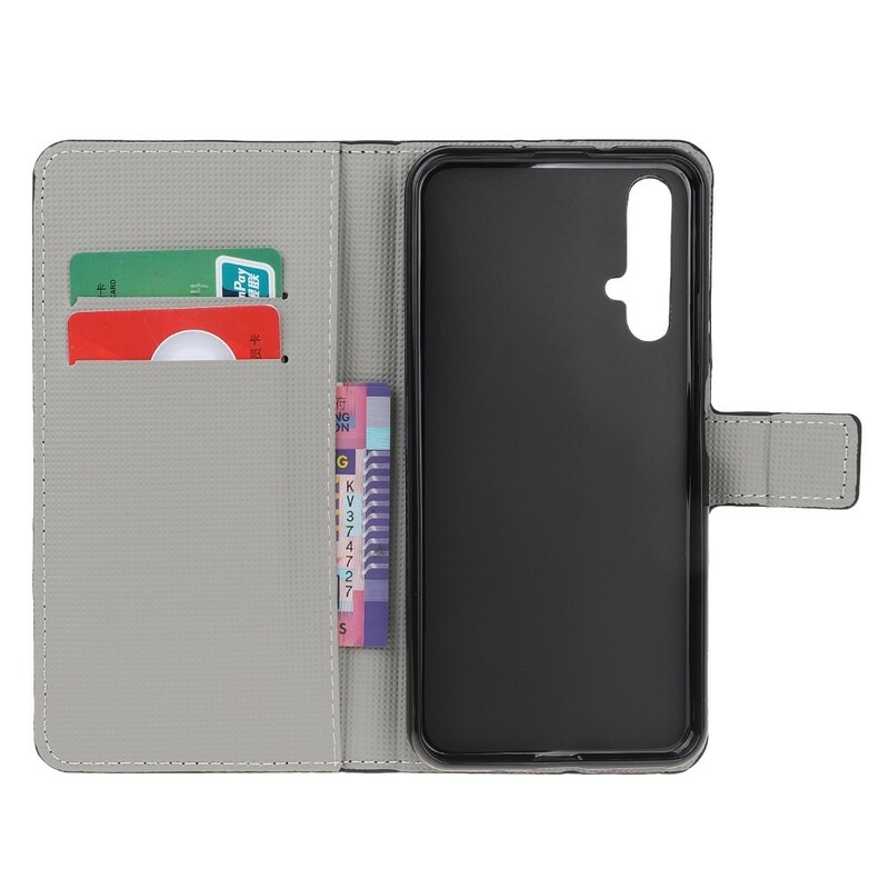 Honor 20 Perhoset ja kukat Kotelo