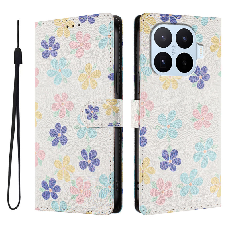 Xiaomi 17T Suojakuori Värilliset kukat