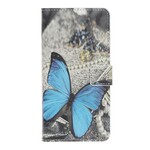 Honor 20 Butterfly Case Sininen
