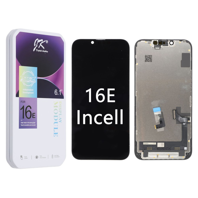 JK In-Cell C-luokan LCD-näyttö, jossa on kosketuspaneeli iPhone 16e:een