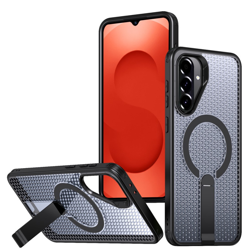 Samsung Galaxy A26 5G Suojakuori Taitettava jalusta ja Grid tekstuuri
