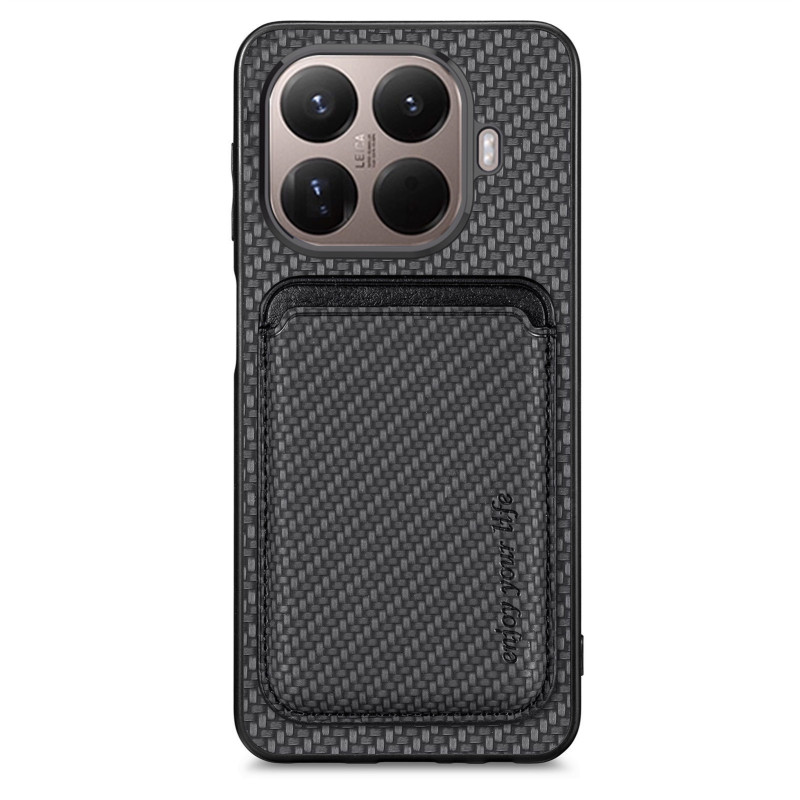 Xiaomi 17T Pro Carbon Fibre Suojakuori Irrotettava korttitasku