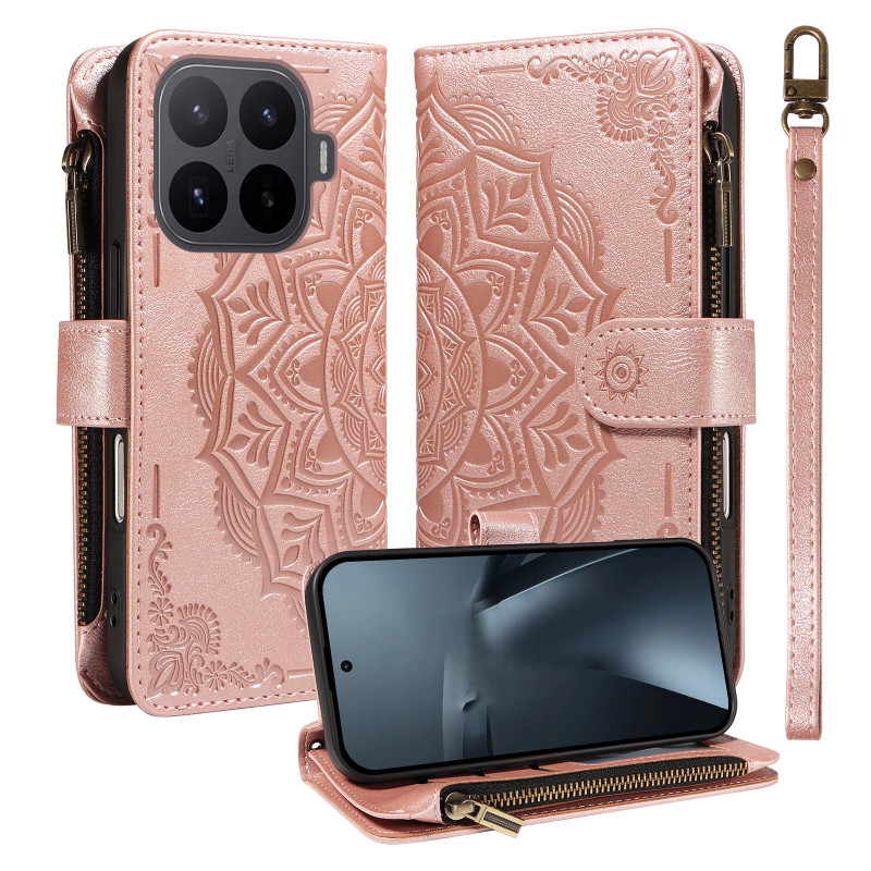 Xiaomi 17T Pro lompakko Suojakuori Mandala (RFID esto)
