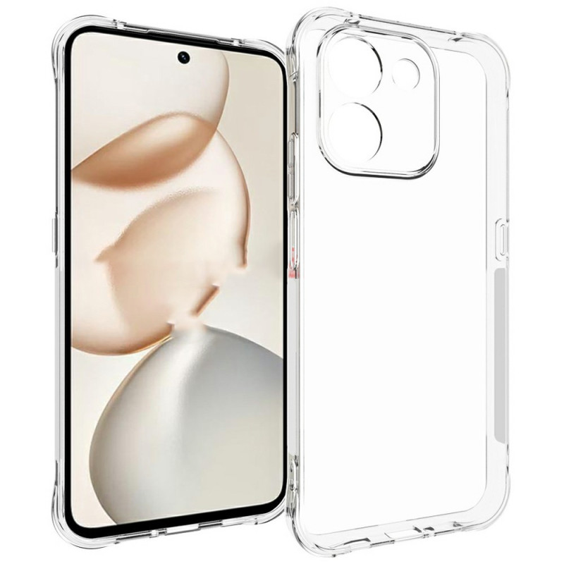 Honor 600 Smart -puhelimen vahvistettu läpinäkyvä suojakotelo