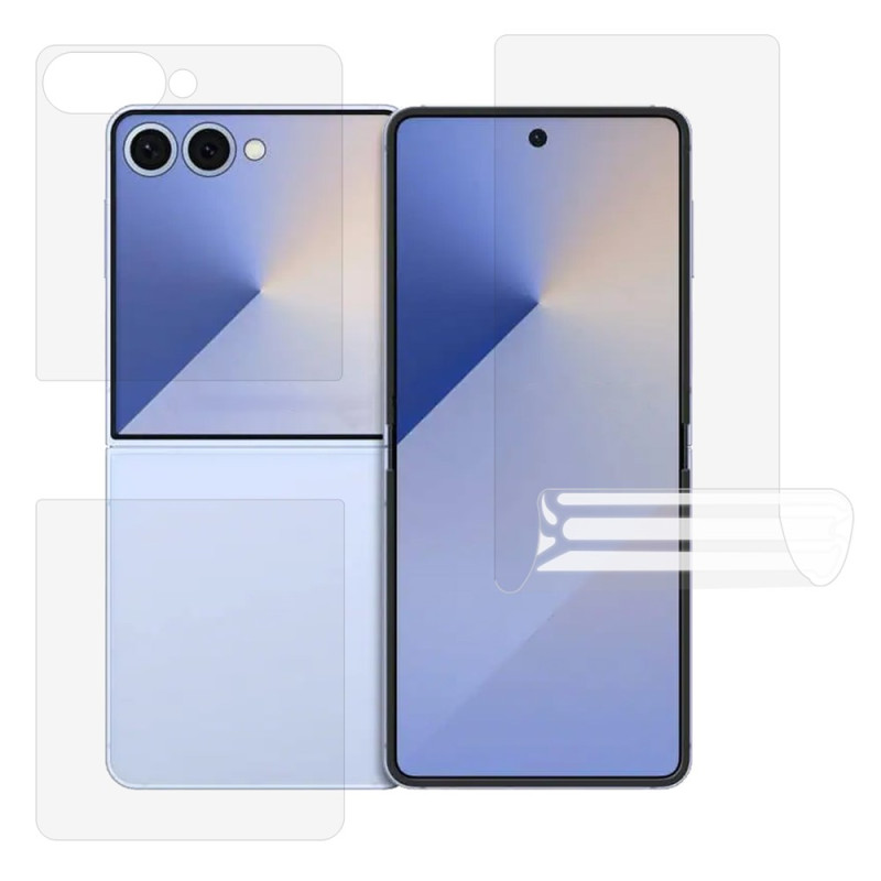 Samsung Galaxy Z Flip 8:n etu- ja takakannen suojakalvot