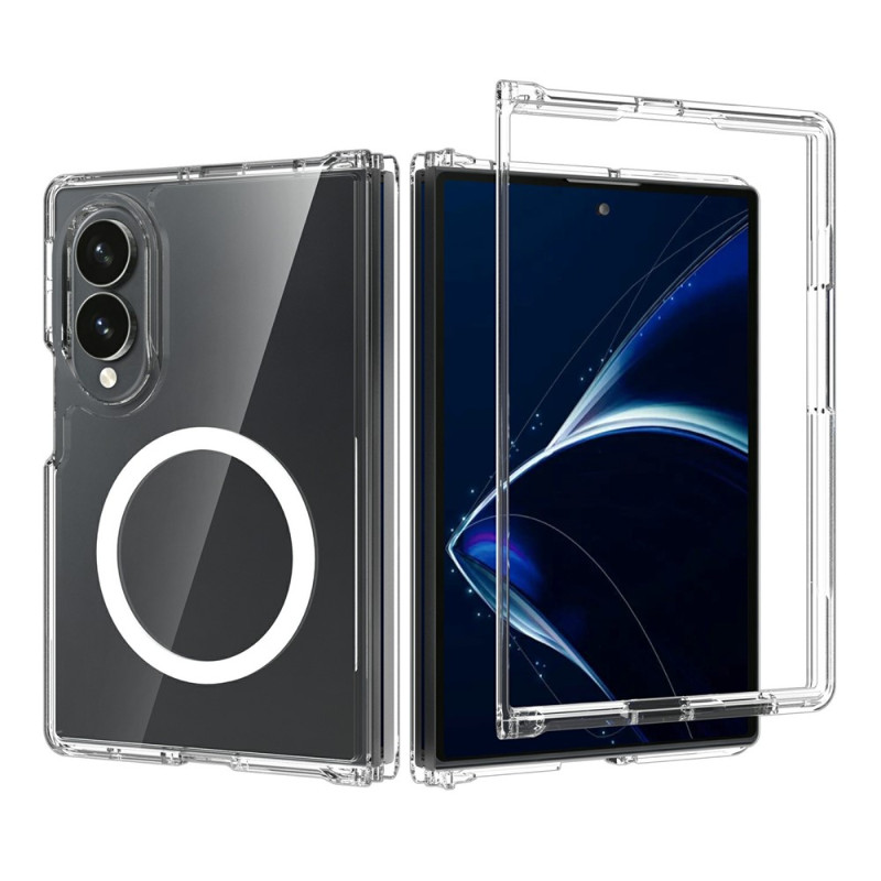 Samsung Galaxy Z Fold 8:n magneettinen läpinäkyvä suojakotelo