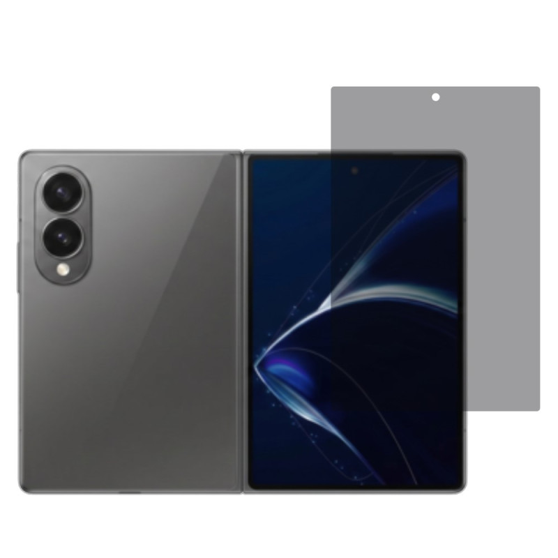 Karkaistu lasisuojus vakoilulta Samsung Galaxy Z Fold 8:n ulkoiselle näytölle