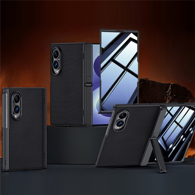 Samsung Galaxy Z Fold 8 -suojakotelo, jossa on saranan suojaus, teline ja vakoilulta suojaava panssarilasi