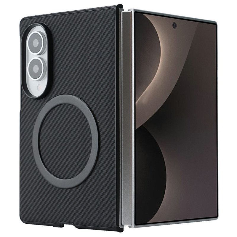 Samsung Galaxy Z Fold 8 -suojakotelo, hiilikuitua, magneettirengas