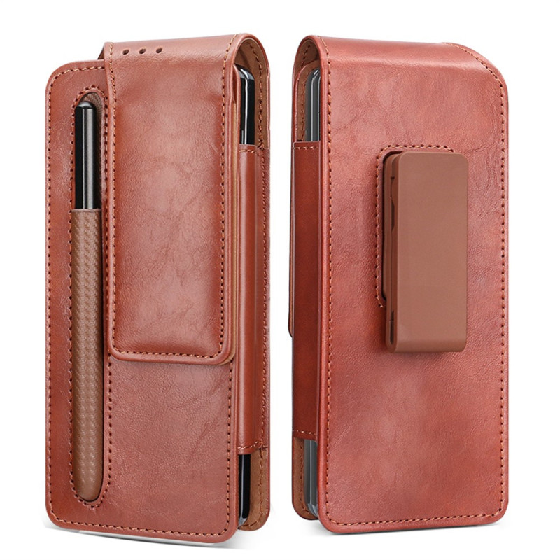 Vintage-tyylinen yleiskäyttöinen suojakotelo Samsung Galaxy Z Fold -puhelimelle