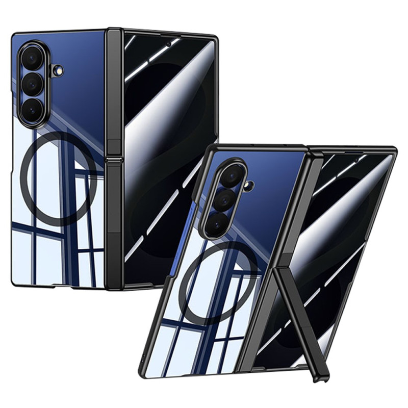 Samsung Galaxy Z Fold 8 Ultra -suojakotelo, metallinen Design-malli, telineellä