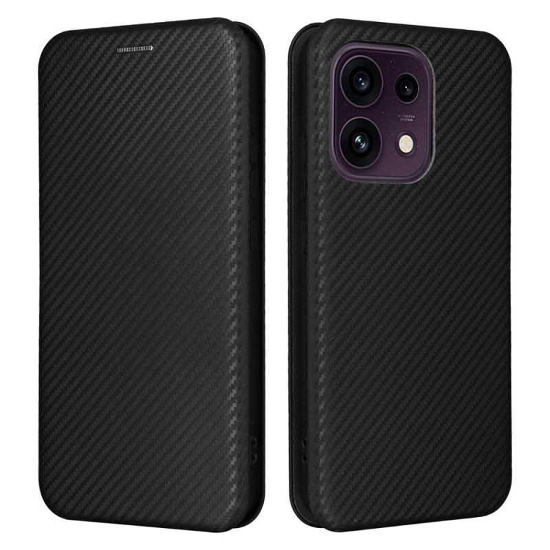 Flip Cover Oppo Reno 16 5G / 16 Pro 5G Fibre Carbone