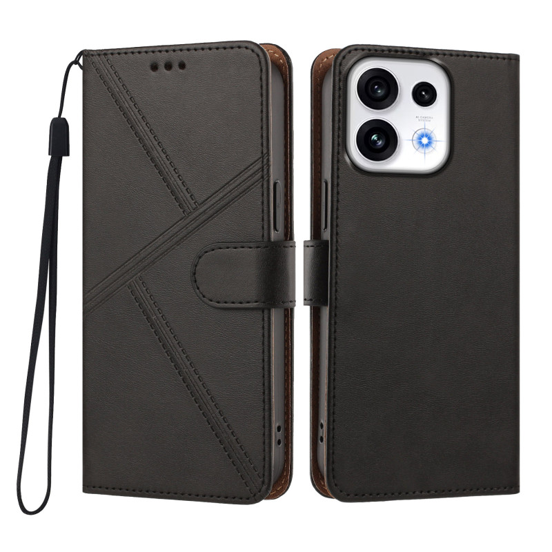 Oppo Reno 16 5G / 16 Pro 5G -suojakotelo, rombikuvioiset tikkaukset