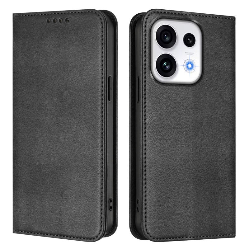 Oppo Reno 16 F 5G / 16 FS 5G -suojakotelo, vintage-nahkatehoste