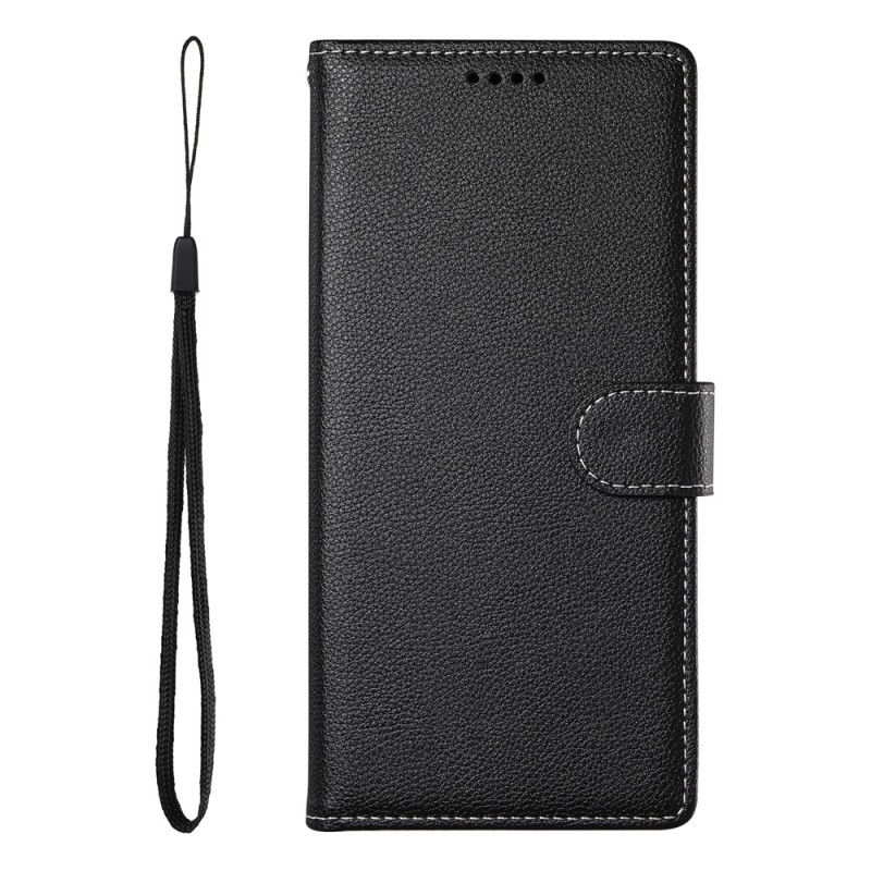 Oppo Reno 16 F 5G / 16 FS 5G -suojakotelo, yksivärinen nahkamaisella pinnalla
