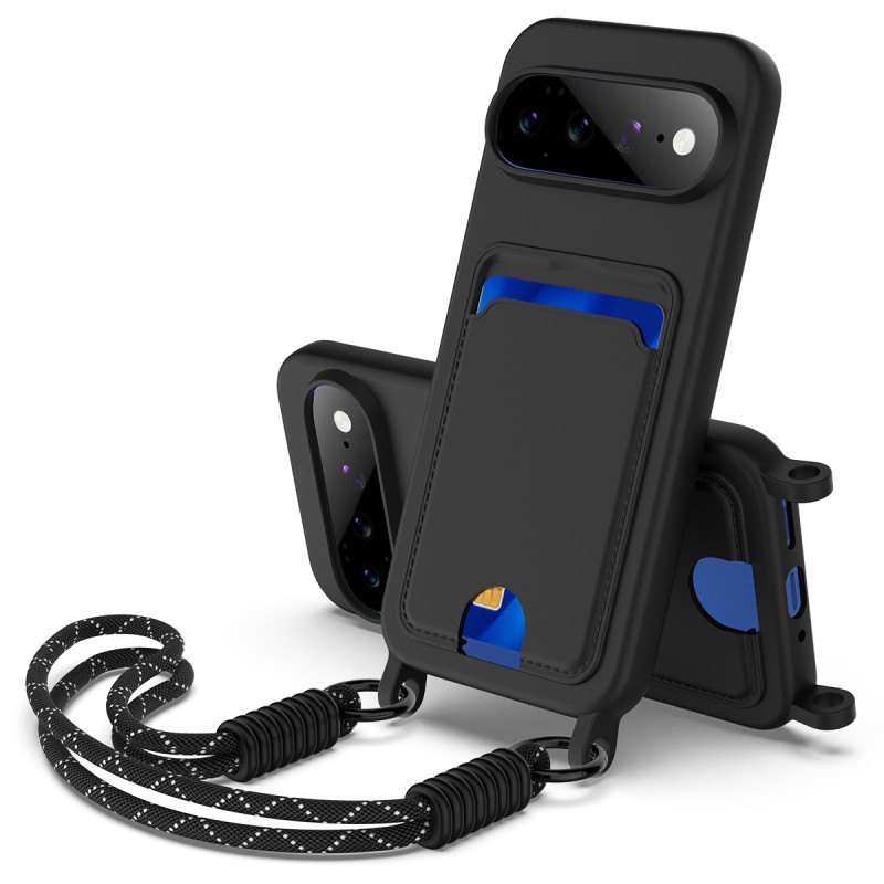 Google Pixel 11 -suojakotelo, jossa on naru ja korttitasku