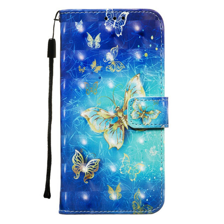 Samsung Galaxy Note 10 Gold Butterfly Case