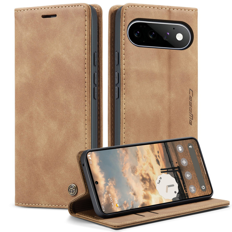 CASEME:n Google Pixel 11 Pro / 11 -kannettava suojakotelo, mokkanahkainen ulkonäkö