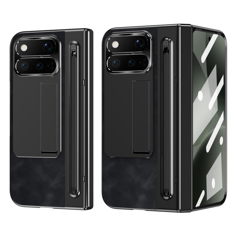 Google Pixel 11 Pro Fold -suojakotelo, jossa on sarana, teline ja kynä