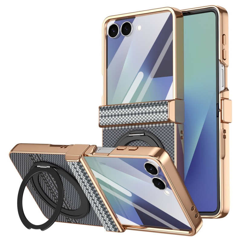 Samsung Galaxy Z Flip 8:n magneettinen aramidikuituinen suojakotelo