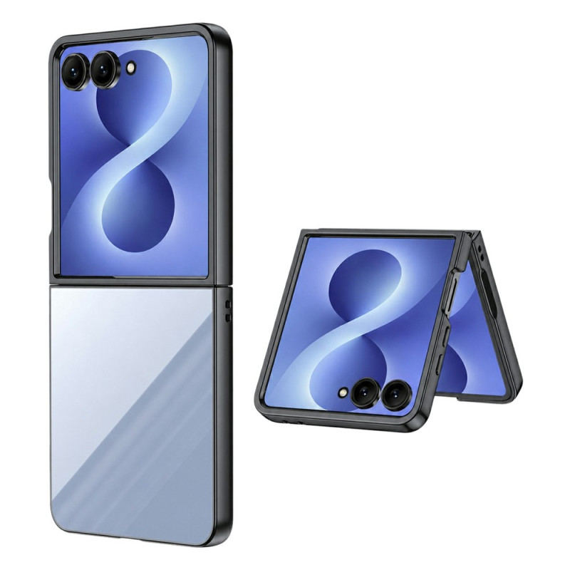 Samsung Galaxy Z Flip 8 -suojakotelo, metallityylinen reunus