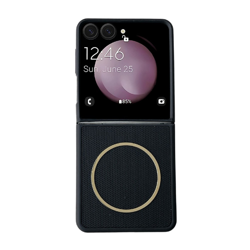 Samsung Galaxy Z Flip 8 -suojakotelo, magneettinen, ruudullinen tekstuuri