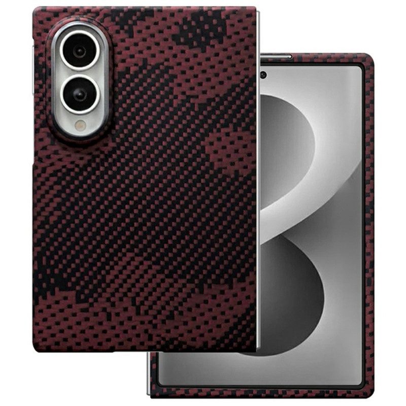 Samsung Galaxy Z Fold 8 -suojakotelo, Design Luxe, punainen