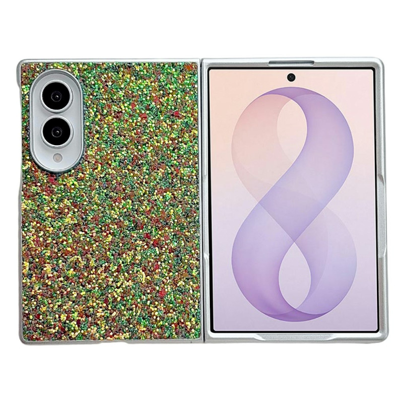 Samsung Galaxy Z Fold 8 -suojakotelo, kimalteleva malli