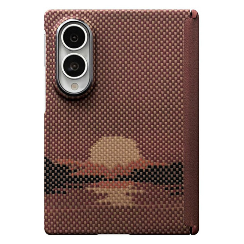 Samsung Galaxy Z Fold 8 -suojakotelo, magneettinen, aramidikuitu, Sun