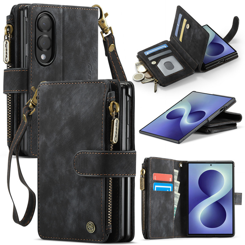 CASEME:n Samsung Galaxy Z Fold 8 -suojakotelo, Vintage-tyyli