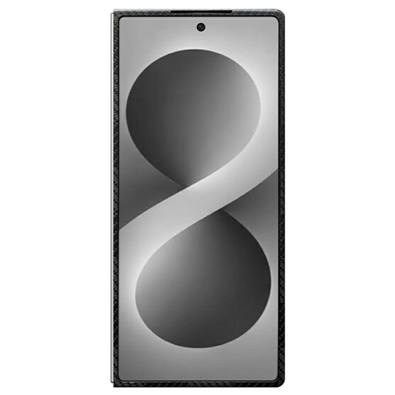 Samsung Galaxy Z Fold 8 Ultra -suojakotelo, magneettinen, aramidikuitu, ruudullinen tekstuuri