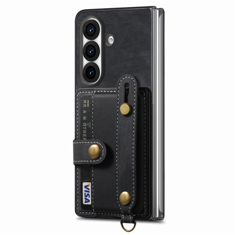 Samsung Galaxy Z Fold 8 Ultra -suojakotelo, korttitasku ja rannekoru