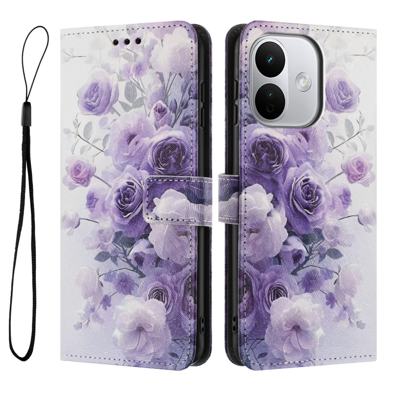 Xiaomi Redmi Note 17 Pro 5G -suojakotelo, vaaleanpunaiset ja violetit